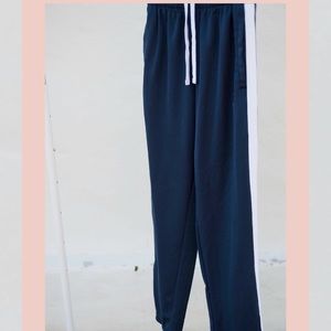 Navy track pants